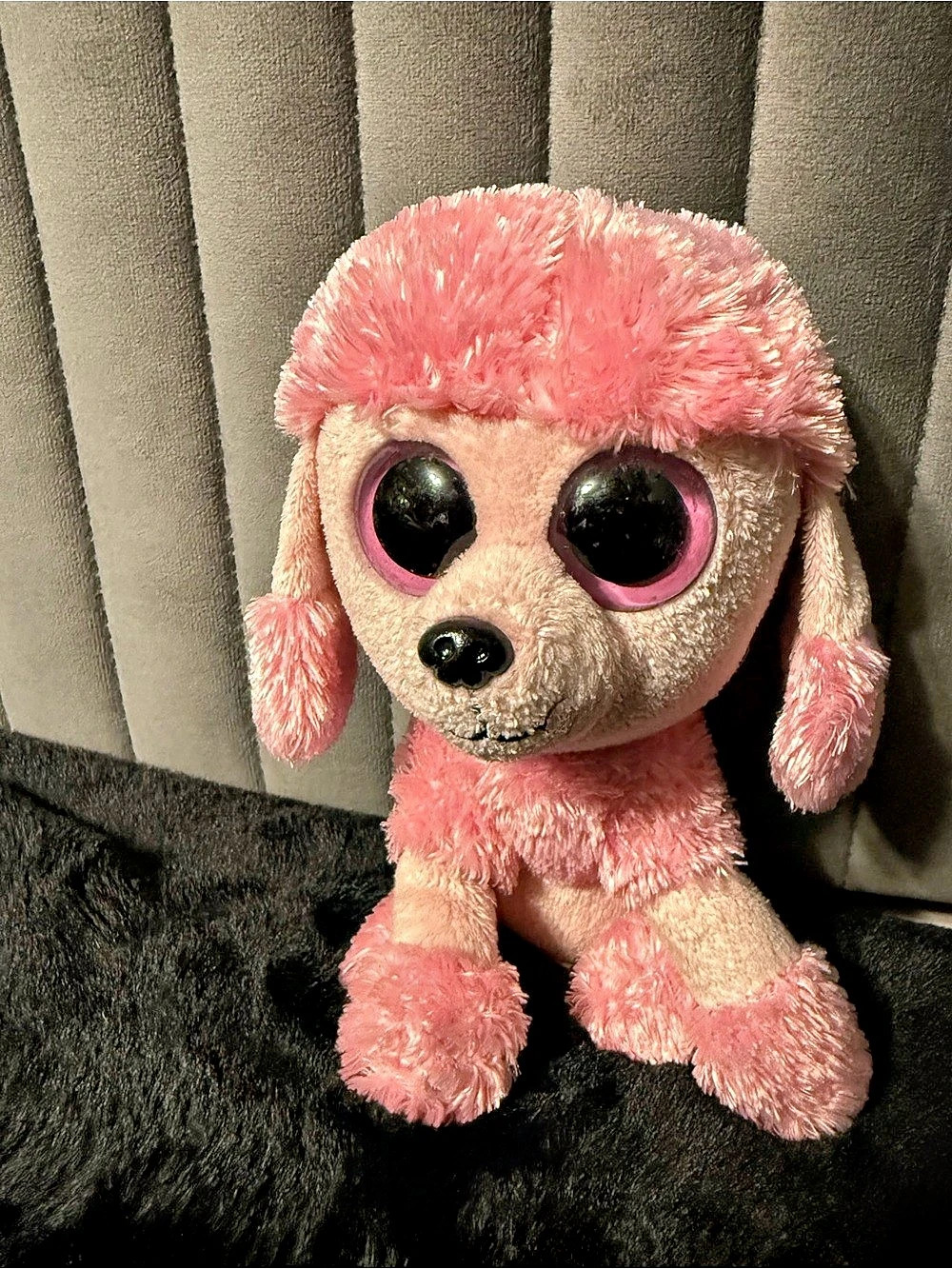Ty Princess the Pink Poodle Pink Plush Stuffed Animal